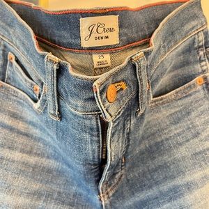 JCrew denim size 25 straight leg
